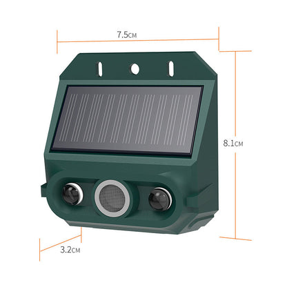🥳2026 HOT SALE🥳💞50K+ SOLD!🌳🔊 50% OFF! Solar Powered Animal Repeller – Ultrasonic + flashing light. Weatherproof, 24/7 protection. Keep pests away naturally. 🏡💚