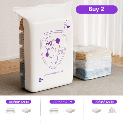 ⏰🔥LIMITED TIME 50% OFF!🔥50K+ SOLD!   🧳Buy 2 Get 1 Free✨🧺 Instantly Free Up Closet Space – Press & Compress Storage Bags