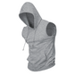 Men's Sleeveless Workout Hoodie with Pocket