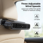 🌞Summer Hot Price Only Today❄️Car Seat Fan – Dual Turbine & USB Powered – Portable Air Cooler for Summer