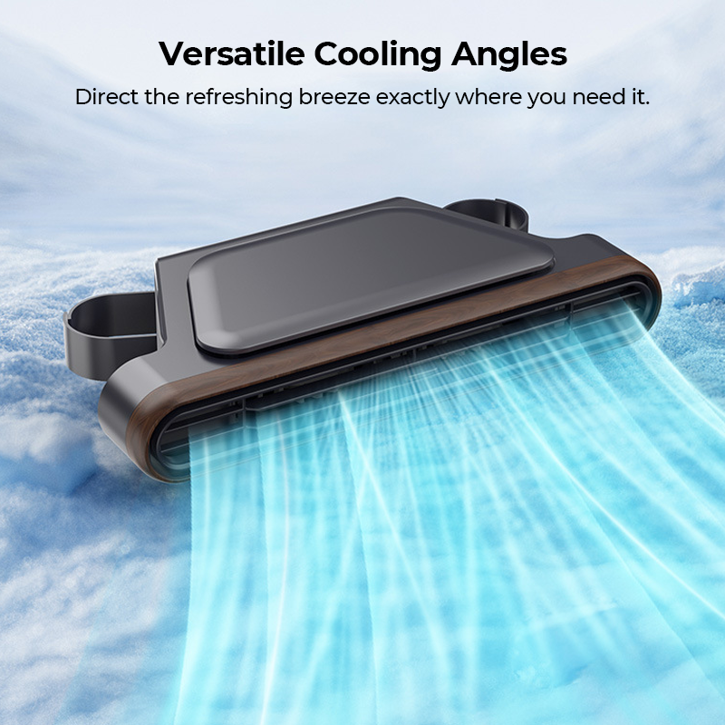 🌞Summer Hot Price Only Today❄️Car Seat Fan – Dual Turbine & USB Powered – Portable Air Cooler for Summer