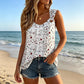 🌸 Women's Summer Floral Print Tank Top – Soft, Breathable & Sleeveless