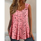 🌸 Women's Summer Floral Print Tank Top – Soft, Breathable & Sleeveless