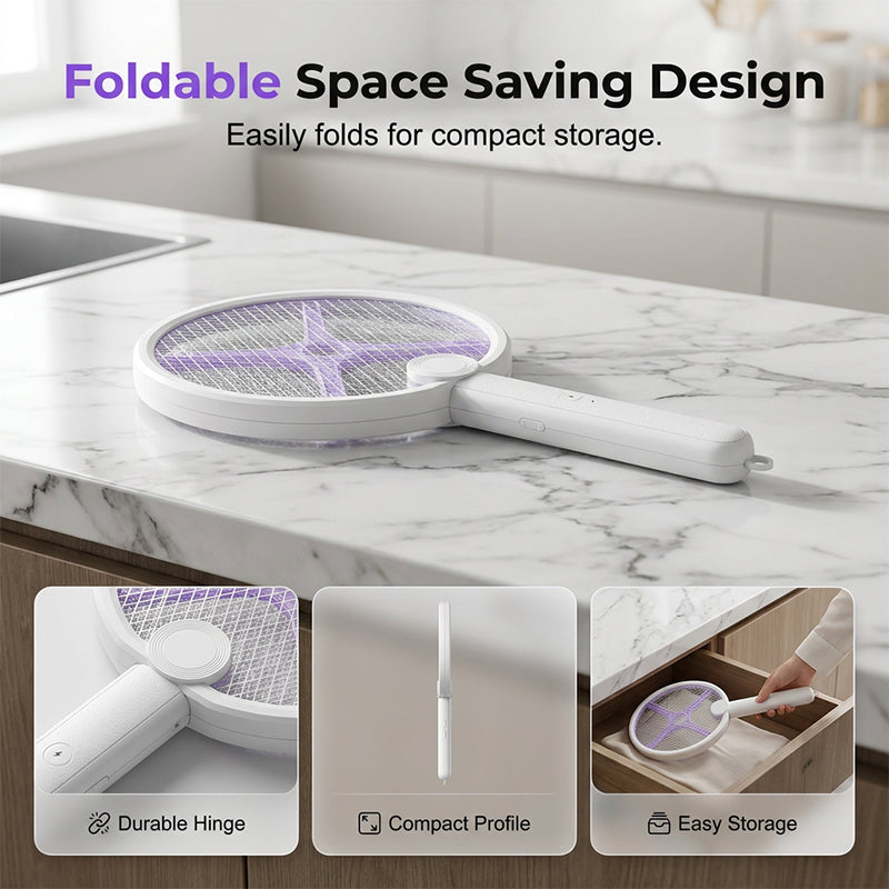🔥Limited-time offer-Foldable Electric Mosquito Killer Lamp & Swatter