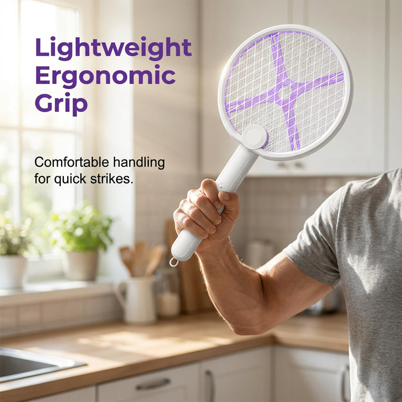 🔥Limited-time offer-Foldable Electric Mosquito Killer Lamp & Swatter