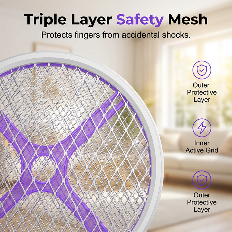 🔥Limited-time offer-Foldable Electric Mosquito Killer Lamp & Swatter
