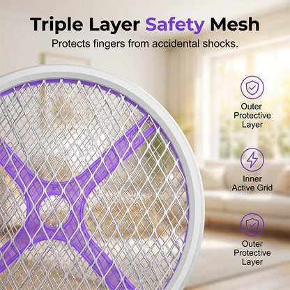 🔥Limited-time offer-Foldable Electric Mosquito Killer Lamp & Swatter
