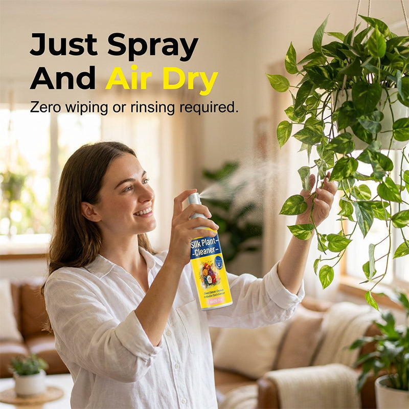 🧼🌺 Artificial Flower and Plant Cleaner – ✨ Fast-acting spray, eco-friendly, odorless, for fabrics and dried flowers – Cash on delivery 🛡️