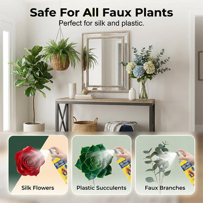 🧼🌺 Artificial Flower and Plant Cleaner – ✨ Fast-acting spray, eco-friendly, odorless, for fabrics and dried flowers – Cash on delivery 🛡️