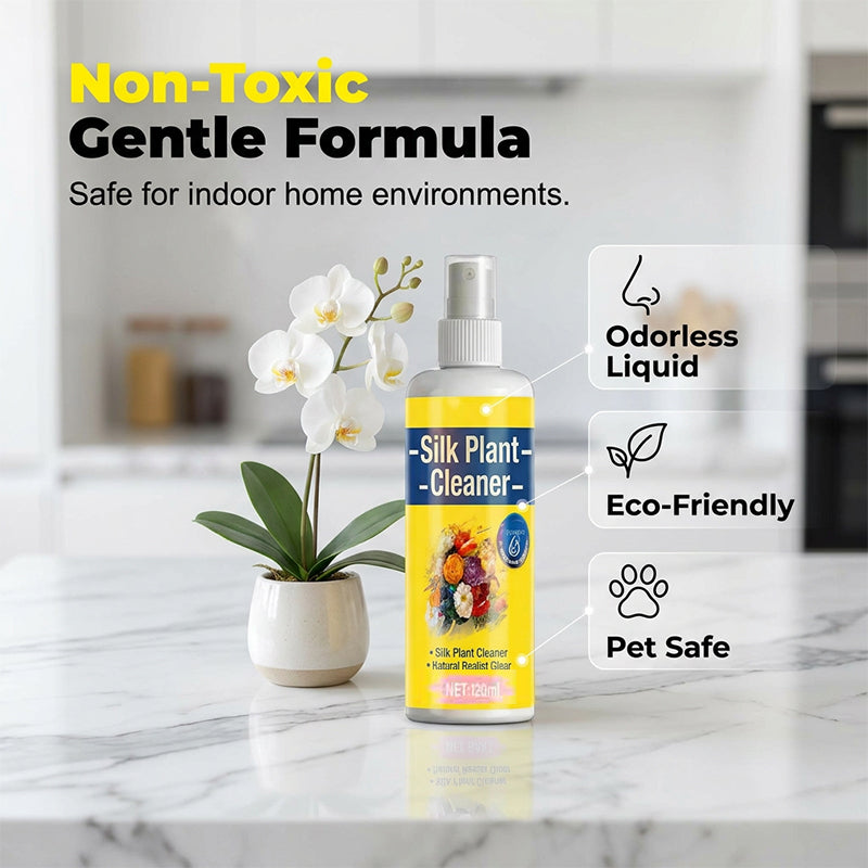 🧼🌺 Artificial Flower and Plant Cleaner – ✨ Fast-acting spray, eco-friendly, odorless, for fabrics and dried flowers – Cash on delivery 🛡️