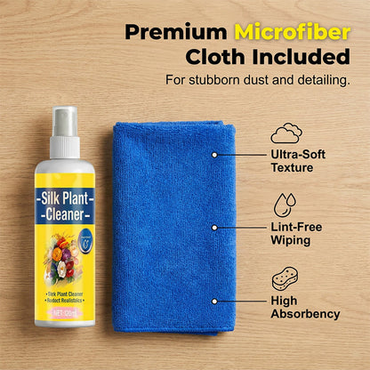 🧼🌺 Artificial Flower and Plant Cleaner – ✨ Fast-acting spray, eco-friendly, odorless, for fabrics and dried flowers – Cash on delivery 🛡️
