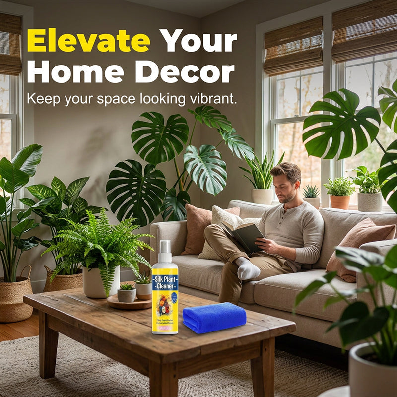 🧼🌺 Artificial Flower and Plant Cleaner – ✨ Fast-acting spray, eco-friendly, odorless, for fabrics and dried flowers – Cash on delivery 🛡️