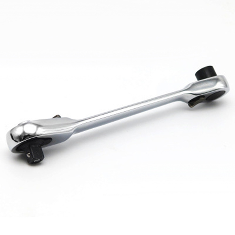 Compact Reversible Ratchet Spanner Tool 🛠️ Pocket-Sized, Perfect for Quick Jobs 🔩