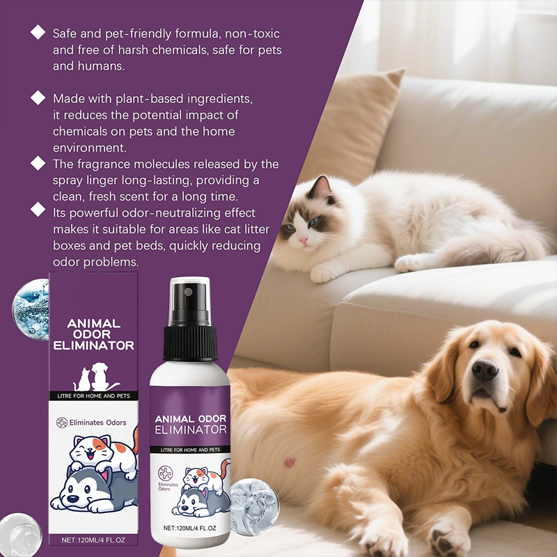 Effective Pets Odor Eliminator Spray