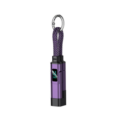 🔥Limited Time SALE 50% OFF🔥4-in-1 Digital Display Keychain Charging Cable