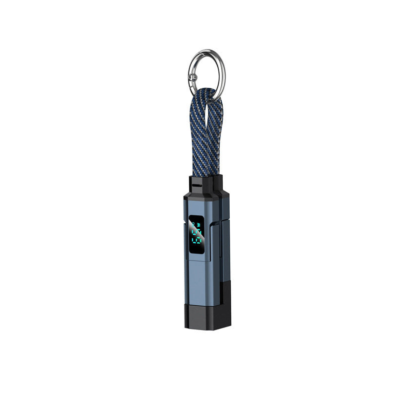 🔥Limited Time SALE 50% OFF🔥4-in-1 Digital Display Keychain Charging Cable