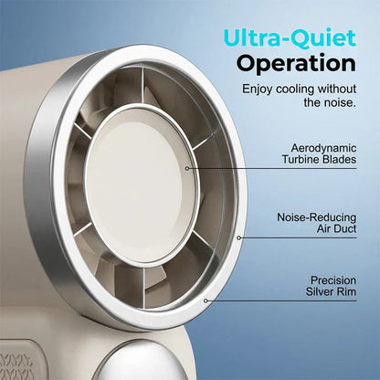 🌬️Buy 1 Get 1 Free✨Turbo Handheld Fan – LED Display, 6 Speeds, 3000mAh🔋