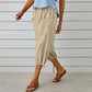 Women's Casual Capri Pants with Pockets