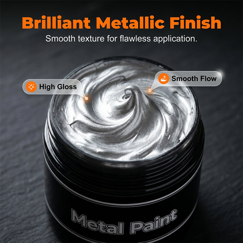 50g Quick-Dry Silver Metal Paint