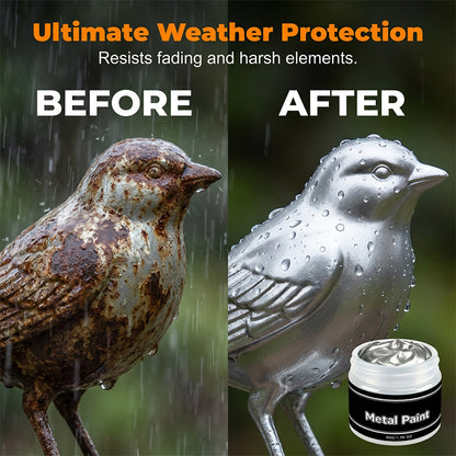 50g Quick-Dry Silver Metal Paint