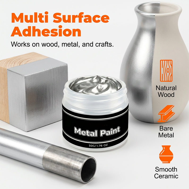 50g Quick-Dry Silver Metal Paint