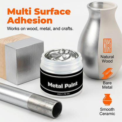 50g Quick-Dry Silver Metal Paint