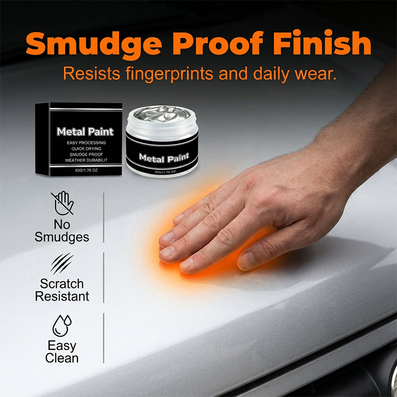 50g Quick-Dry Silver Metal Paint