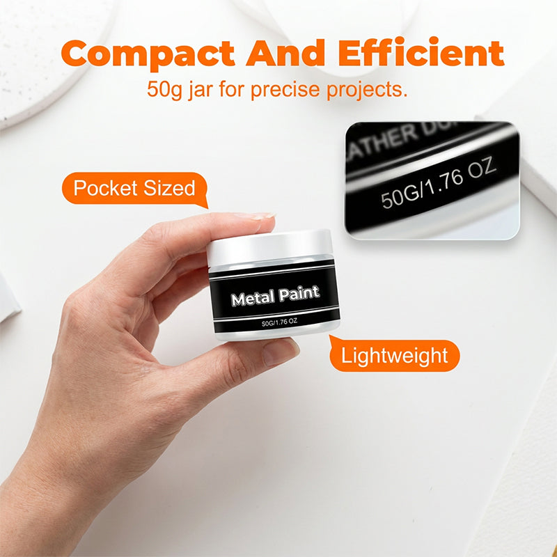 50g Quick-Dry Silver Metal Paint