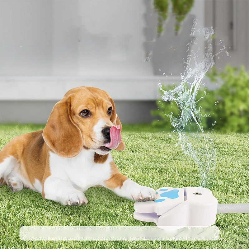 🐾💧⛲ Dog Paw-Activated Water Fountain 🐶✨