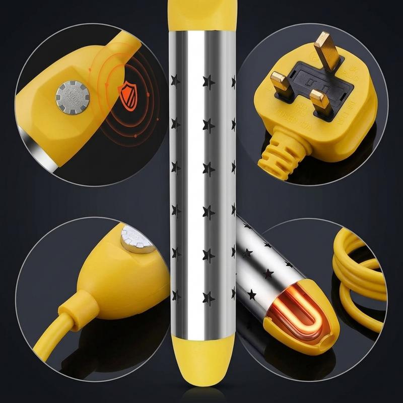 📢📢50% OFF !! ⏰Safe Anti-Scald Immersion Heater for Travel & Home