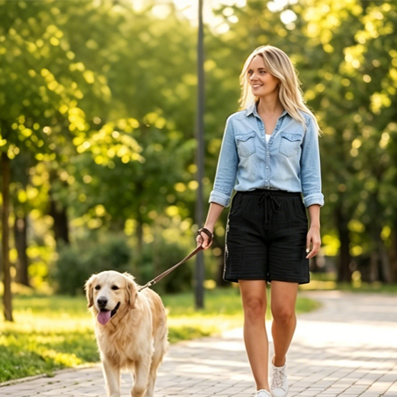 Women's Elastic Waist Casual Shorts