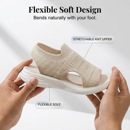 👡🌬️Women's Breathable Knit Platform Sandals
