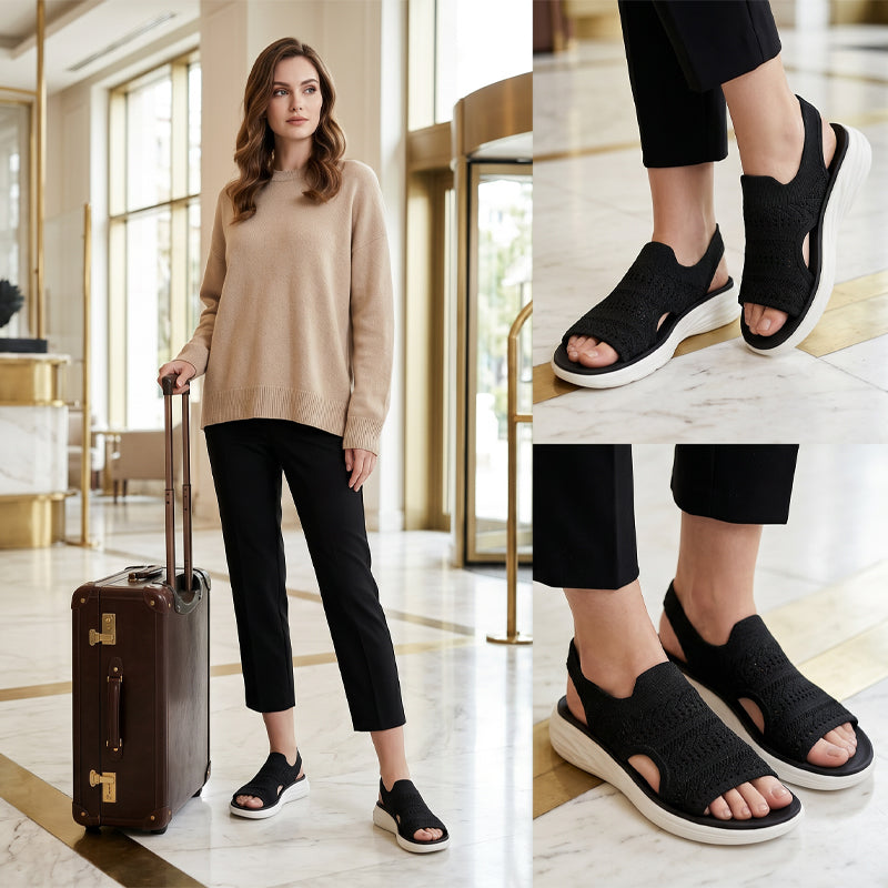 👡🌬️Women's Breathable Knit Platform Sandals