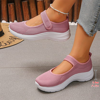 Comfortable Platform Sneakers with Adjustable Strap