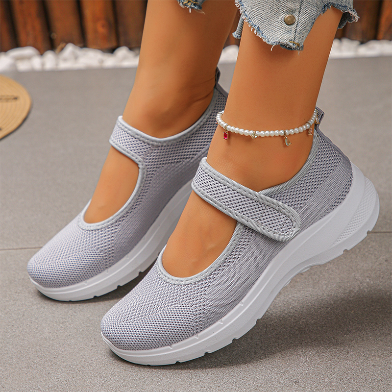 Comfortable Platform Sneakers with Adjustable Strap