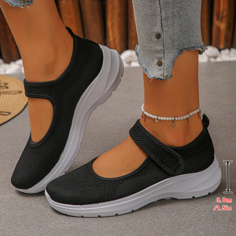 Comfortable Platform Sneakers with Adjustable Strap