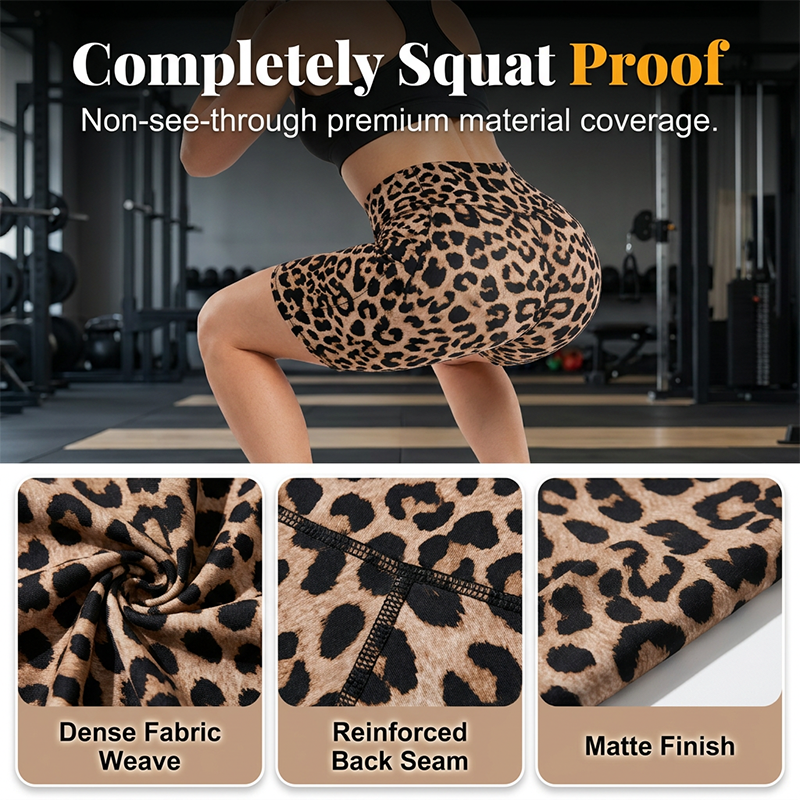 Women's High-Waisted Yoga Shorts with Pockets