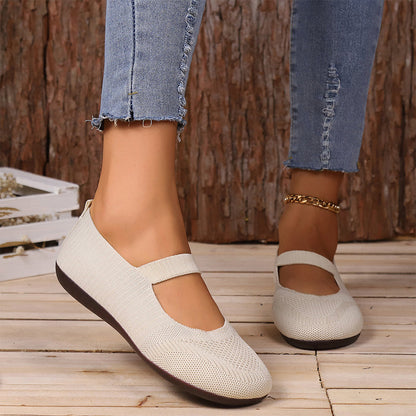 👟🌬️ 50% OFF! Breathable Knit Flats – Soft as clouds, anti‑slip sole. Walk for hours, feet stay cool & fresh. Your new favourite! 🌸✨