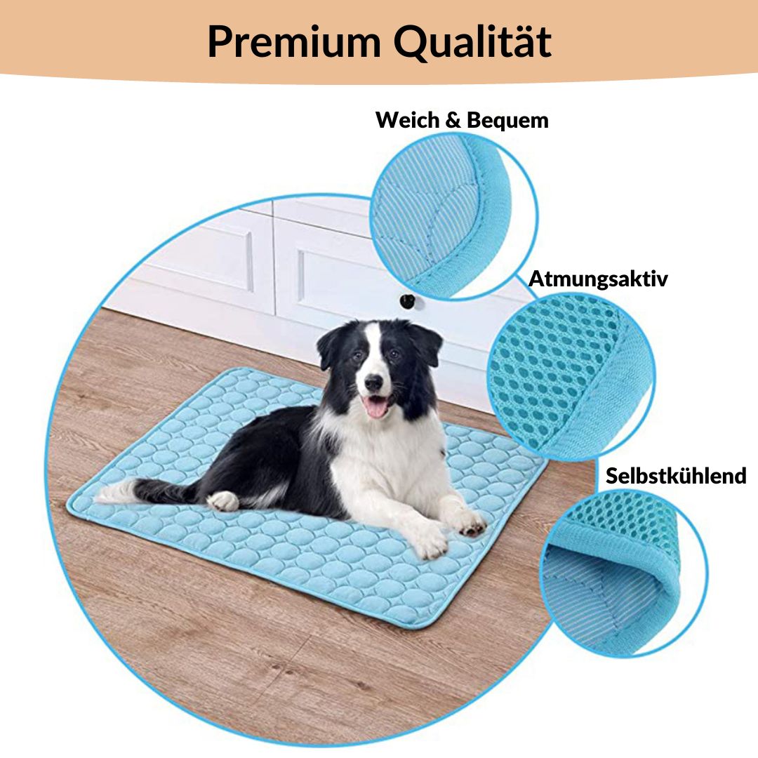 🧊Pet Cooling Ice Silk Mat – Summer Cooling Pet Bed Pad for Dogs and Cats, Breathable Washable Sleeping Cushion for Indoor and Outdoor Use, Lightweight Cooling Crate and Sofa Pet Mat