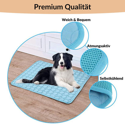🧊Pet Cooling Ice Silk Mat – Summer Cooling Pet Bed Pad for Dogs and Cats, Breathable Washable Sleeping Cushion for Indoor and Outdoor Use, Lightweight Cooling Crate and Sofa Pet Mat