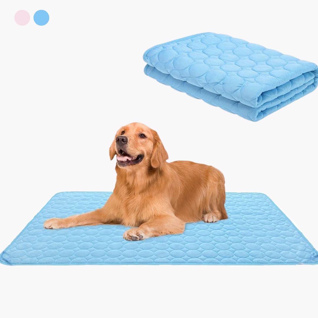 🧊Pet Cooling Ice Silk Mat – Summer Cooling Pet Bed Pad for Dogs and Cats, Breathable Washable Sleeping Cushion for Indoor and Outdoor Use, Lightweight Cooling Crate and Sofa Pet Mat