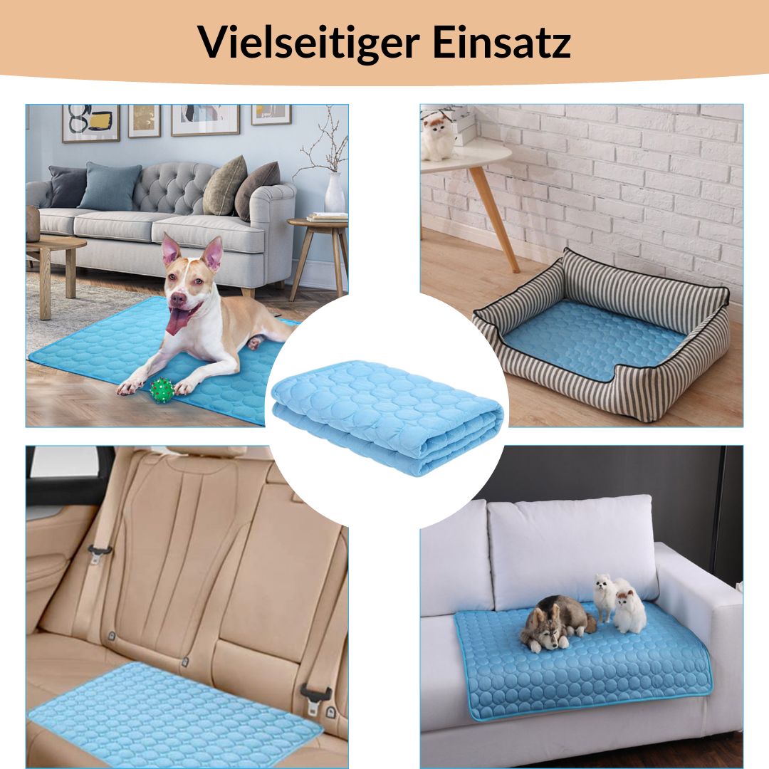 🧊Pet Cooling Ice Silk Mat – Summer Cooling Pet Bed Pad for Dogs and Cats, Breathable Washable Sleeping Cushion for Indoor and Outdoor Use, Lightweight Cooling Crate and Sofa Pet Mat