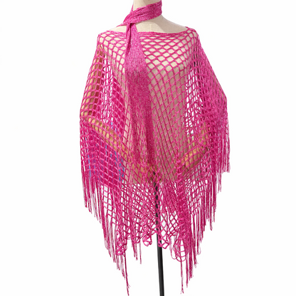 🏆 Last Day Special Price 💲9.99! 💐Summer Metallic Crochet Cover-Up – Lightweight, Flowy & Effortlessly Stylish summer outfit