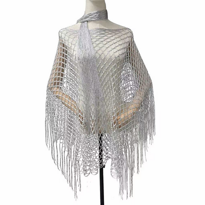 🏆 Last Day Special Price 💲9.99! 💐Summer Metallic Crochet Cover-Up – Lightweight, Flowy & Effortlessly Stylish summer outfit