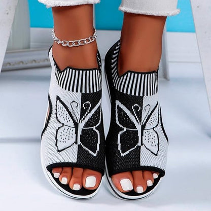 Women's Casual Peep-Toe Platform Beach Sandals