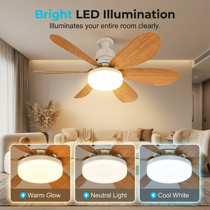 ⏳Time-Limited Special⏰2-in-1 Smart Ceiling Fan Light