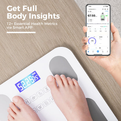 💡50% OFF NOW ! ⚡Smart Body Fat Scale with LCD Display