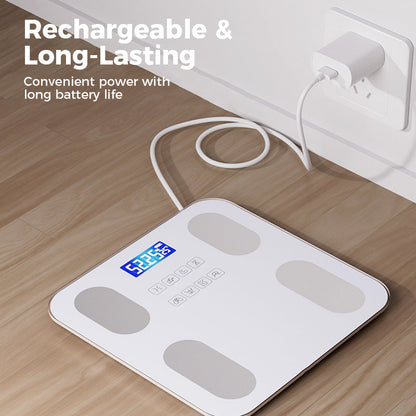 💡50% OFF NOW ! ⚡Smart Body Fat Scale with LCD Display
