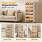 Clear-View Installation-Free Folding Storage Bins