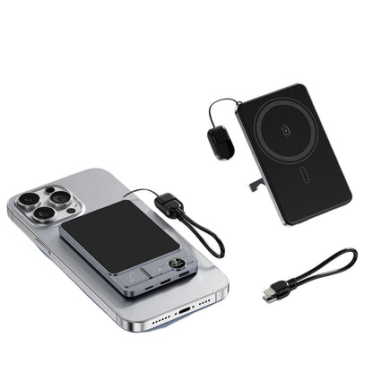 🔋⚡ 22.5W power bank – magnetic, slim, charges 3 devices at once!